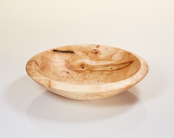 Bowl made of wood (corkscrew willow)