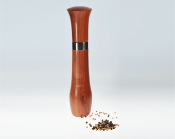 Applewood pepper mill