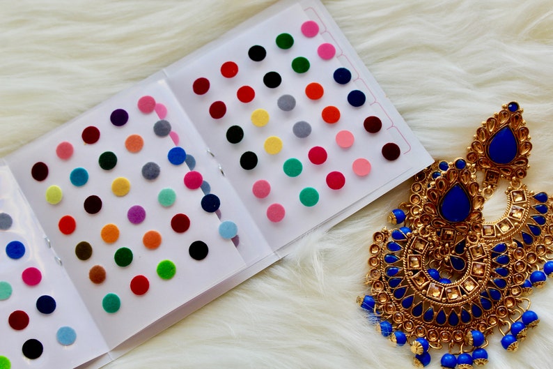 150 Plain Round Bindi Stickers round Bindis Colorful Bindis Etsy