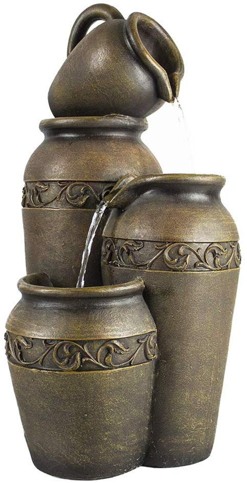 Ferrisland Outdoor Water Fountain Indoor Waterfall Fountain Etsy