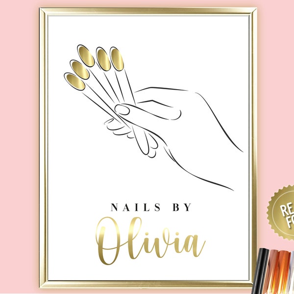 Nail Wall Art - Etsy