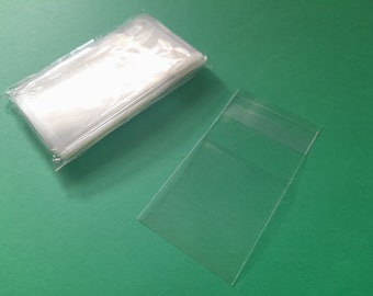 100pc Clear Sealing Flat Cello/Cellophane Treat Bag Packaging Bags with Adhesive Closure Good QUALITY