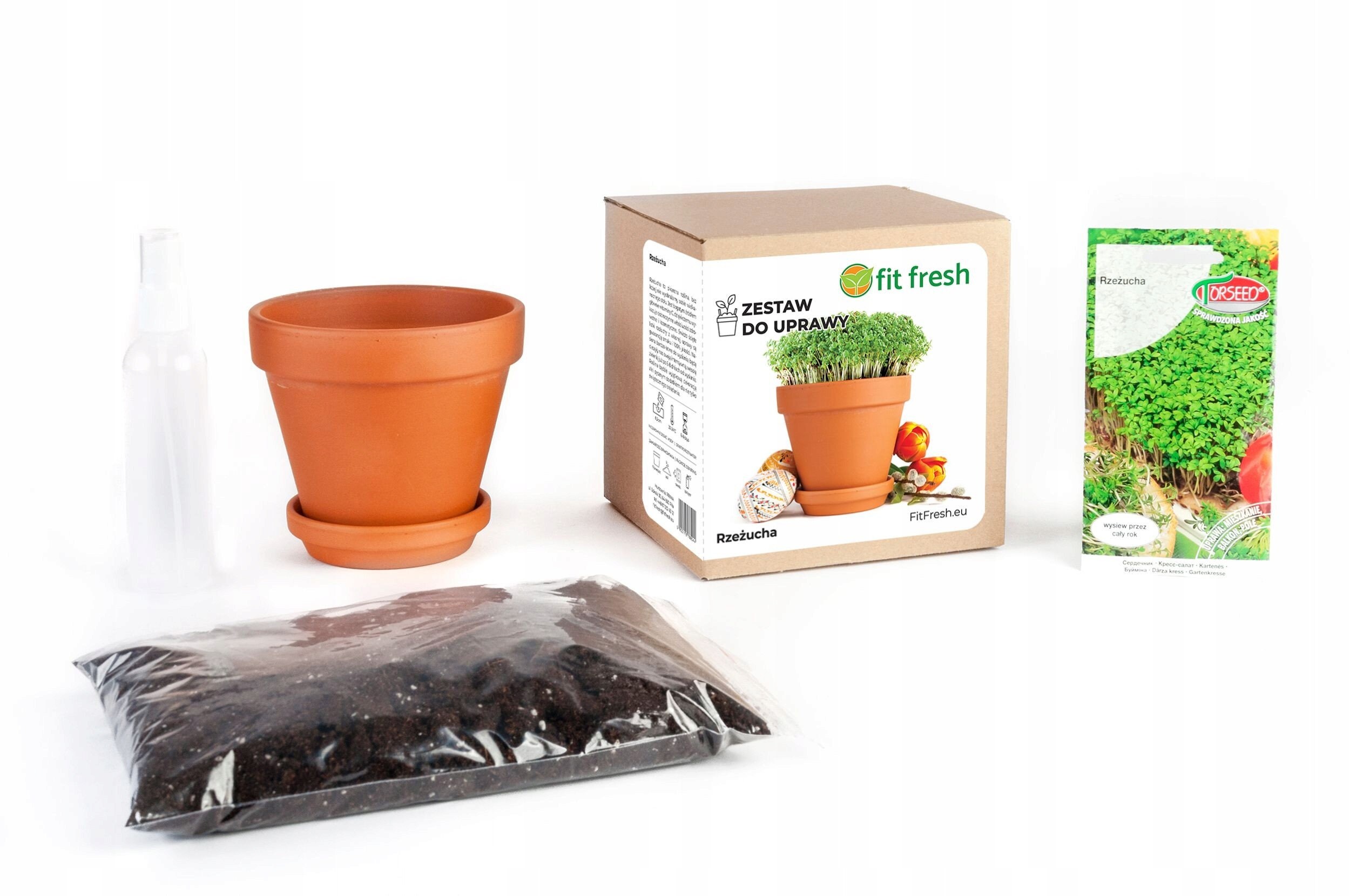 Plant Grow Kit Cress Seeds Watercress Plant Growing Kit Fit Etsy