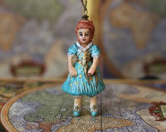 Christmas Tree Decoration, Exclusive Christmas Little Tender Girl, Unique Christmas Gift
