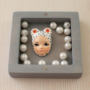 Handgemachte Brosche Gerl Face-Amazing Pin Brosche für Frauen-Muttertagsgeschenk