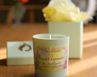 7oz French Lavender Soy Candle - Natural, Long-Lasting Aroma-Oscar Candles
