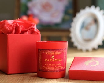 Best Soy Candle-Scented Handmade Soy Wax Candle-Christmas Gift Candle-Oscar Candles (Paradise)