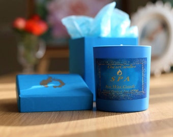 Best Soy Candle-Scented Handmade Soy Wax Candle-Christmas Gift Candle-Oscar Candles (SPA)