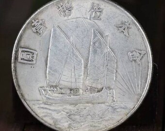 中国アンティーク銀貨、31 年中華民国銀貨、中国民国銀貨、银元、大洋