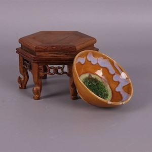 Tazón de porcelana de las antiguedades chinas Song dinastía Jizhou ware celadon cuenco. Chino vintage tazón de porcelana.colección coleccionable regalo de Navidad