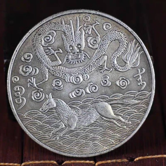 Chinese Antiques Silver Coin,qing Dynasty Guangxu Silver