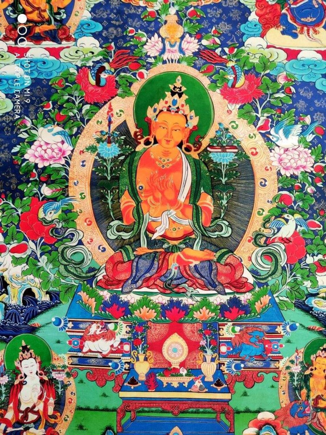 Rare Antique Tibetan Buddhism Buddhist ThangkaPainted Color Etsy