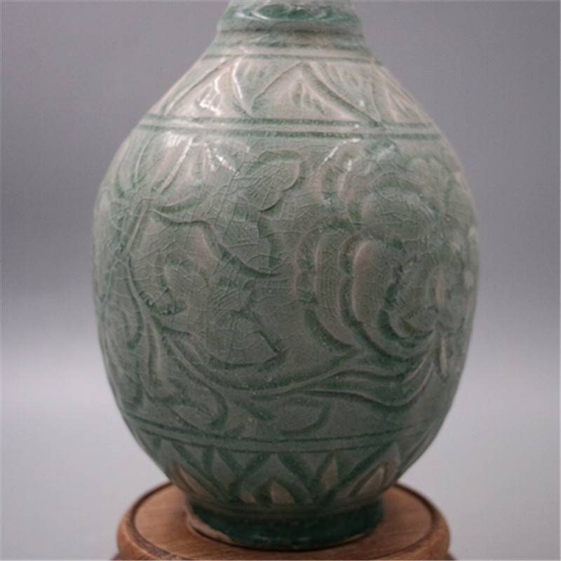 中国南宋時代青白磁花瓶 白磁