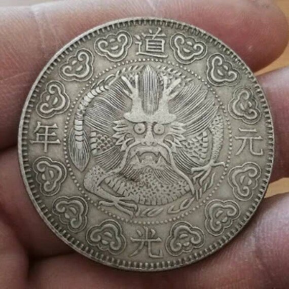 Chinese Antiques Silver Coin,qing Dynasty Daoguang Silver