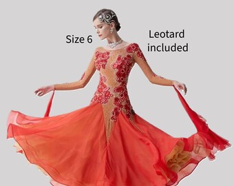 Ballroom dance dress sewing pattern, Standard ballroom Dance Dress Pattern, Smooth ballroom dance dress pattern.