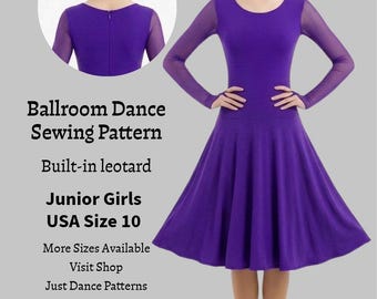 Patrón de costura para vestido de baile de salón