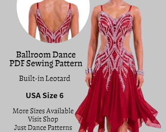 Baile de salón, vestimenta latina