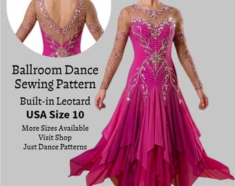 Ballroom Dance Dress Sewing Pattern