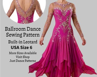 Ballroom Dance Dress Sewing Pattern