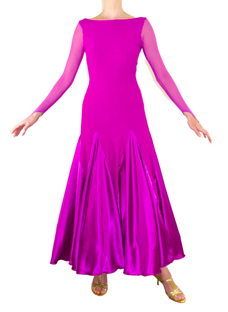 Ballroom Dance Dress Sewing Pattern, Standard Ballroom Dance Dress
