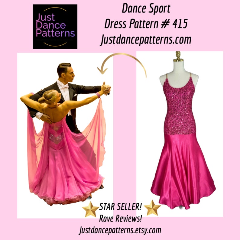 Ballroom Dress Sewing Patterns, Ballroom Dance Sewing Patterns, Dance Sport Dress Patterns