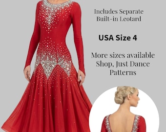 Ballroom Dance Dress Sewing Pattern