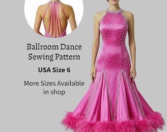 Ballroom Dance Dress Sewing Pattern