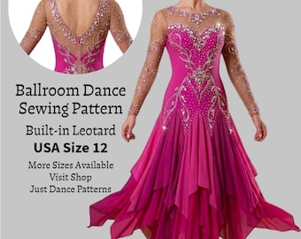 Ballroom Dance Dress Sewing Pattern