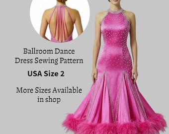 Ballroom Dance Dress Sewing Pattern