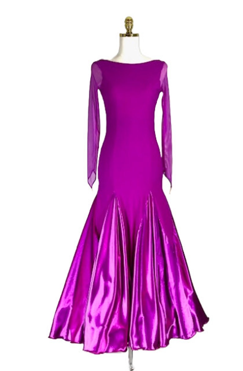 Ballroom Dance Dress Sewing Pattern, Standard Ballroom Dance Dress