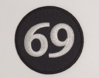 Vintage British Cafe Racer black Iron on//Sew on Embroidered Patch #140
