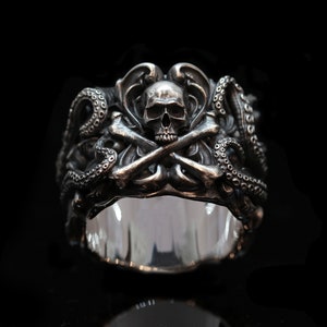 &quot;Black Flag&quot; Band Ring