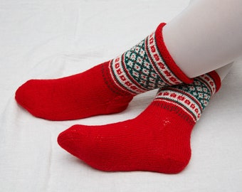 weihnachtliche Socken, Größe 39/40