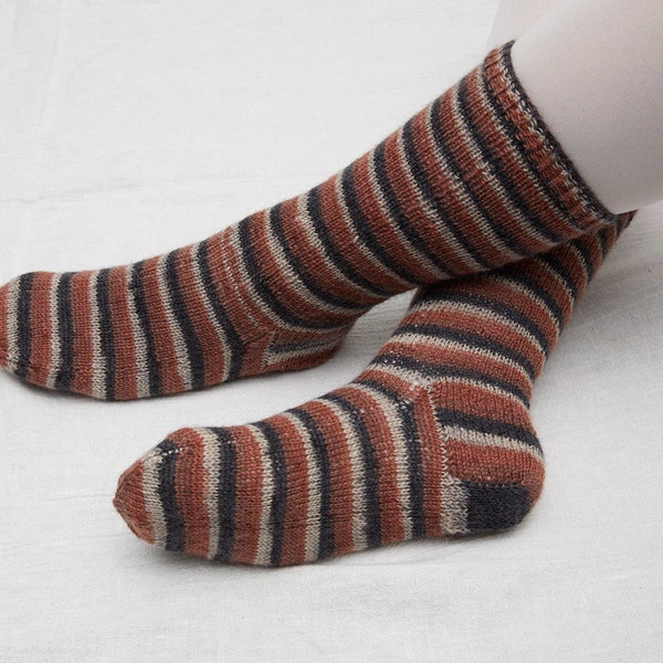 gestreifte Socken, Größ 40