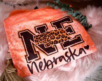 T-shirt Nebraska t-shirt cheetah t-shirt sublimation t-shirt