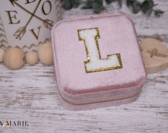 Travel Jewelry Box, Personalized Gifts, Wedding Bridesmaid Gifts, Engraved Jewelry Case, Birthday Gift, Graduation gift, Jewelry Organizer