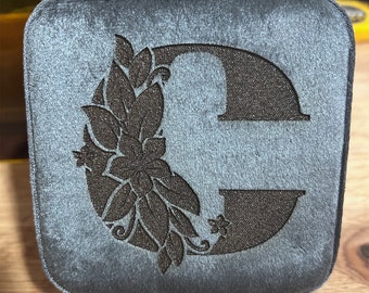 Travel Jewelry Box, Personalized Gifts, Wedding Bridesmaid Gifts, Engraved Jewelry Case, Birthday Gift, Graduation Gift, Jewelry Organizer