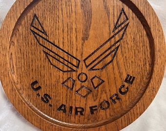 US Military Tray Wood US Military Tray US Air Force Tray
