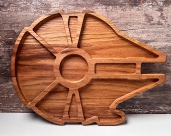 Charcuterie Board 3D Red Oak Wood Serving Tray Party Tray Food Tray