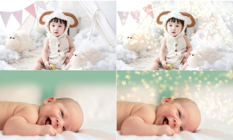Bokeh Lights leaks 370 Snowflake Silver Bokeh Photo Overlays Green Bokeh