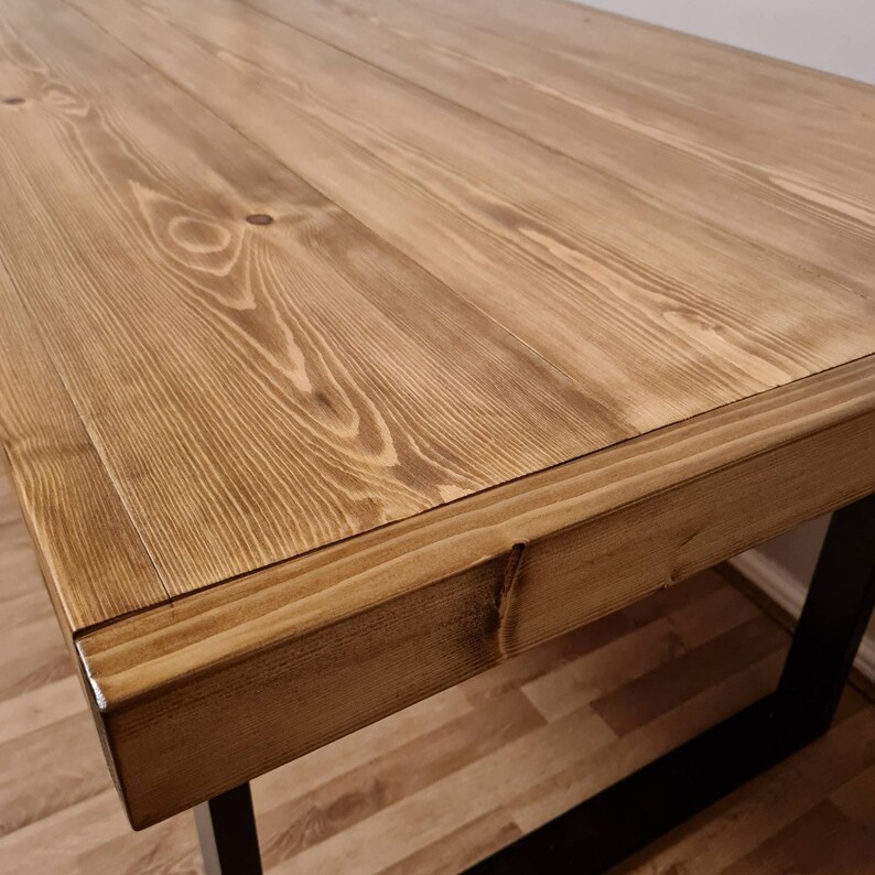 Bespoke Modern Dining Table custom Sizes Available Etsy UK