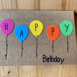 BIRTHDAY CARD - Greeting card - HAPPY BIRTHDAY - Congratulations - Congratulations - Birthday card - Greeting card - handmade