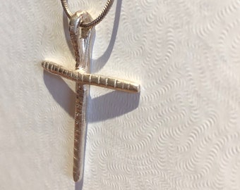Silber Kreuz Anhänger Halskette