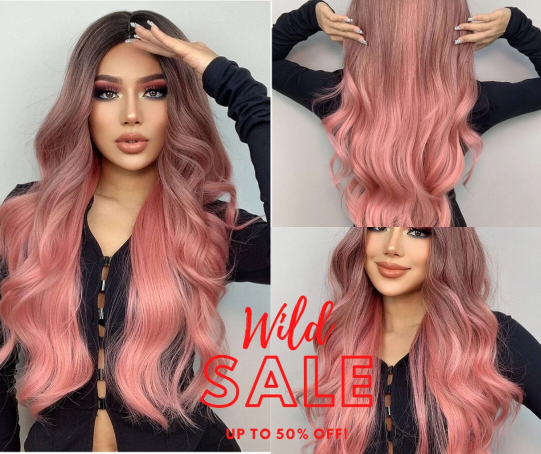 Natural Ombre Long Body Wave Synthetic Wig Sex Long Curly - Etsy Denmark Natural Ombre Long Body Wave Synthetic Wig Sex Long Curly - Etsy Denmark