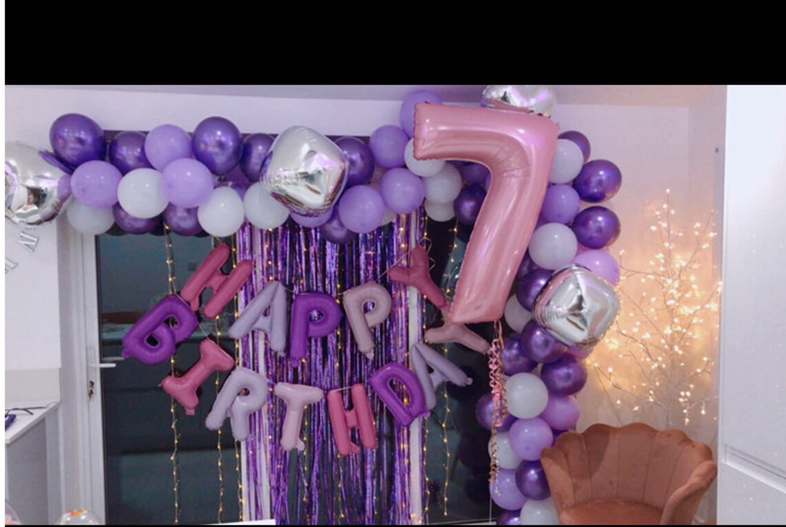 Purple Balloon Arch Kits 5M Latex Helium Balloon Garland Kit Etsy