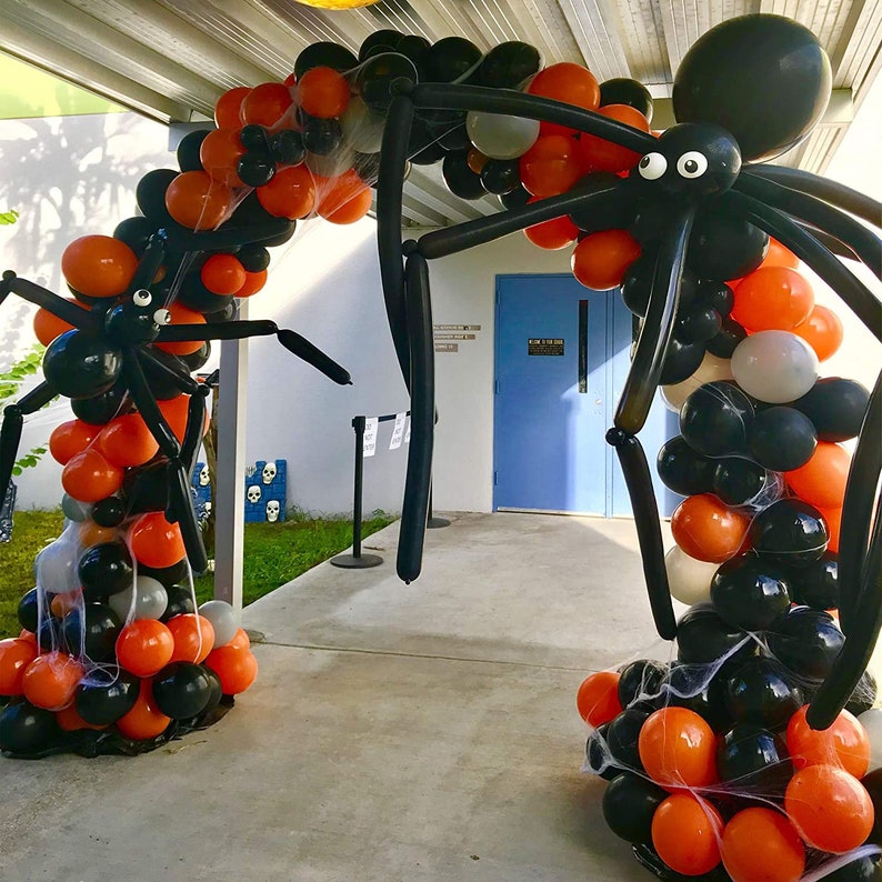Halloween Balloon Garland Arch kit 175 Pieces with Halloween Etsy