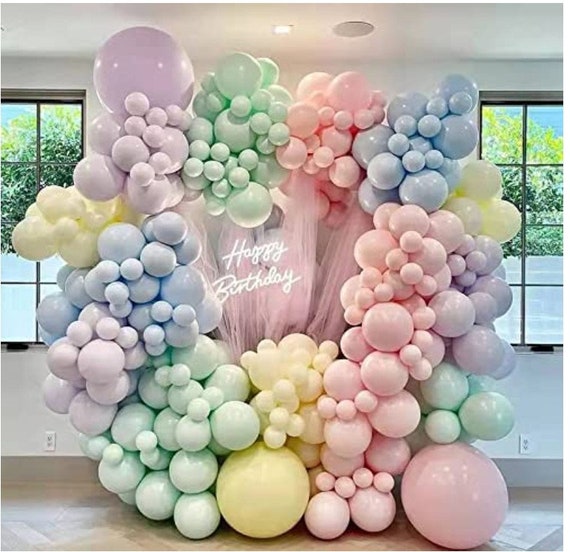 Pastel Balloon Arch Kit balloon Arch Garland Kitballoon Arch Etsy