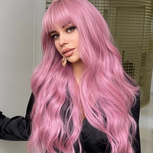 pink wig cheap