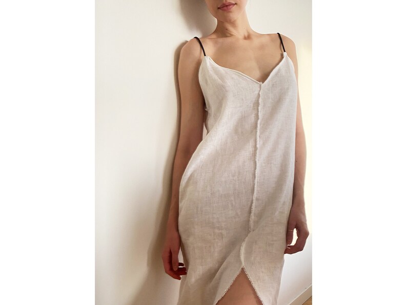 Linen nightgown plus size Clearance