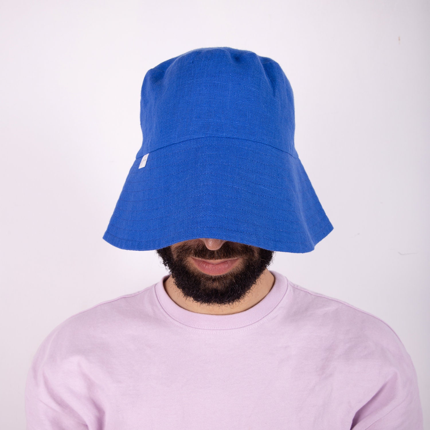 Linen bucket hat Summer linen hat Bucket hat Summer Etsy